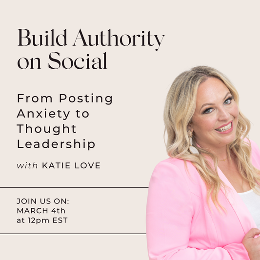 Build Authority on Social: From Posting Anxiety to Thought Leadership